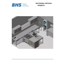 Plan de conception de cuisine de restaurant BHS-HoReCa