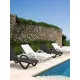 Lit de soleil BHS-HoReCa 3G-WoodyWhite