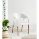 Chaise d'extérieur BHS-HoReCa 3G-LunaChairWood