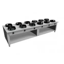Poste de cuisson wok CASTA CC/12 BA850H