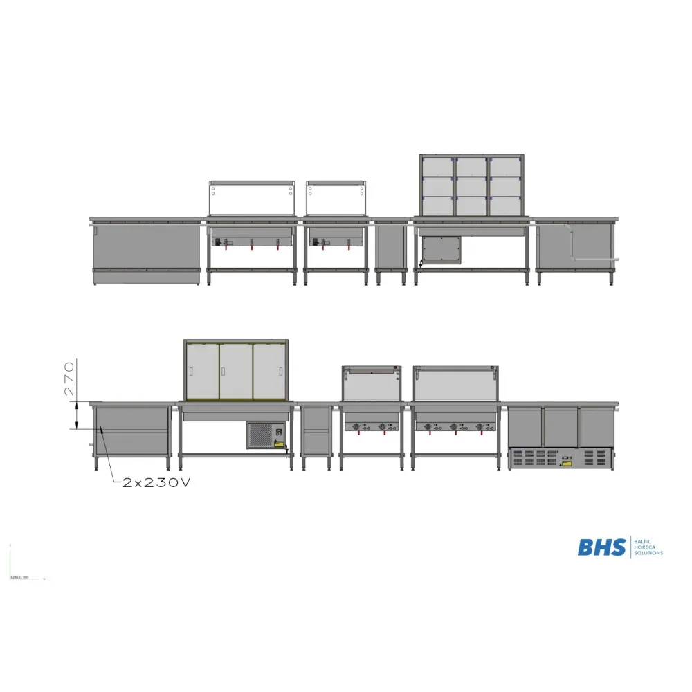 Ligne de distribution BHS-HoReCa RAS107