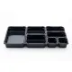 Conteneur GN en polycarbonate noir ARAVEN AR47822