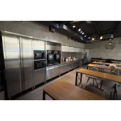Projet d'espace de détente d'entreprise, réalisé à la commande BHS-HoReCa
