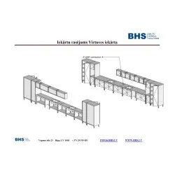 Table de travail de cuisine BHS-HoReCa PROJECT-9750