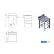 Solution non standard pour la plonge Novameta BHS-DP0-PRV-81/70/90