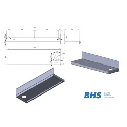 Rangement en acier inoxydable BHS-HoReCa BHS-ZJ23-4006.00.00 SB