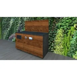 Table basse pour station-service BHS-HoReCa Projekt-kafijas-galds-wood