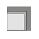 Plateau de table d'intérieur BHS-HoReCa MELAMINE28-80x80