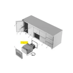 Rail de guidage pour grille BHS-HoReCa BHS-F00-010.20.10 ( from 2022-04)