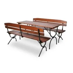 Table, chaise ou banc pliant BHS-HoReCa ZP/OCTOBER.SET.1860/NP/STM