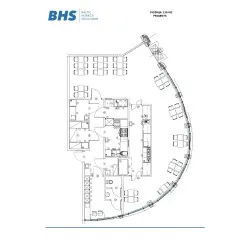 Plan de conception de pizzeria de 130 m² BHS-HoReCa RAS-Pizzeria130m2