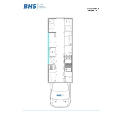 Plan de conception de food truck BHS-HoReCa