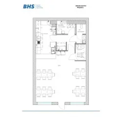 Plan de conception de bistrot kebab BHS-HoReCa