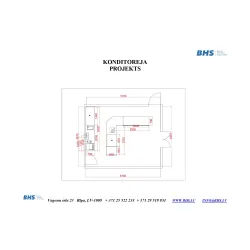 Plan de conception de pâtisserie BHS-HoReCa