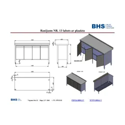 Mobilier de laboratoire hospitalier BHS-HoReCa NN55