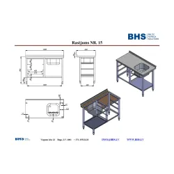 Mobilier de laboratoire hospitalier BHS-HoReCa NN53
