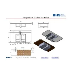 Mobilier pour zone de plonge BHS-HoReCa NN47