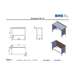 Mobilier de laboratoire hospitalier BHS-HoReCa NN58