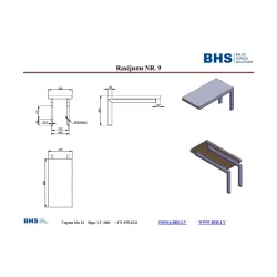 Mobilier de laboratoire hospitalier BHS-HoReCa NN54