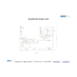 Plan de conception de café wok BHS-HoReCa
