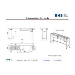 Table à glace BHS-HoReCa CH23-7003-193/40/90
