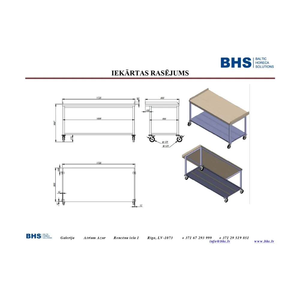 Mobilier de laboratoire hospitalier BHS-HoReCa NN49