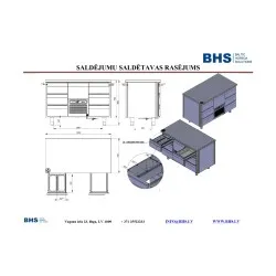 Table de travail réfrigérée BHS-HoReCa NN44