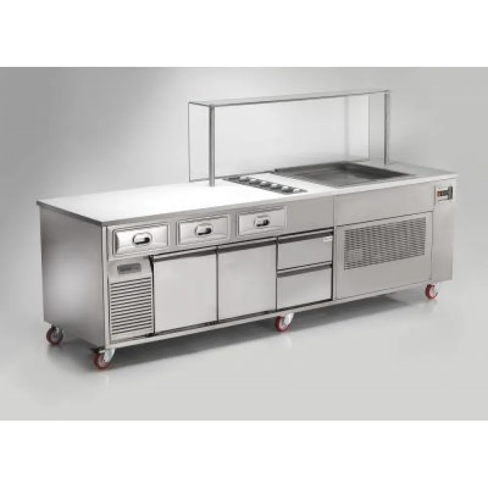 Station teppanyaki et réfrigération CASTA TRICECOR26