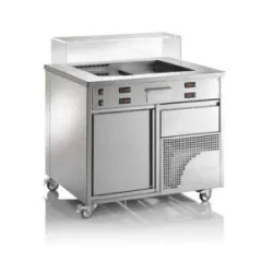 Station teppanyaki et réfrigération CASTA TPTW1000
