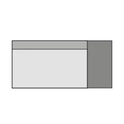 Plateau de table d'intérieur BHS-HoReCa MELAMINE18-120x60