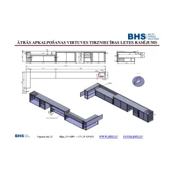 Table de travail de cuisine BHS-HoReCa BHS-XKJ23-0026.000.00 SB