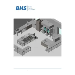 Plan de conception de cuisine pour banquets BHS-HoReCa