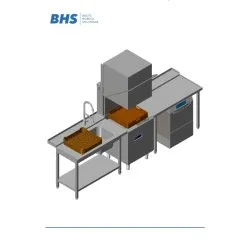 Bloc de lavage de vaisselle BHS-HoReCa