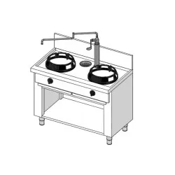 Poste de cuisson wok CASTA MW02110060BA