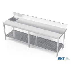 Support d'équipement sur mesure avec évier BHS-HoReCa NN9
