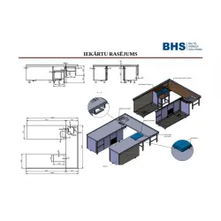 Darba zona Fast-food Bus - Poste de travail modulaire RAS102