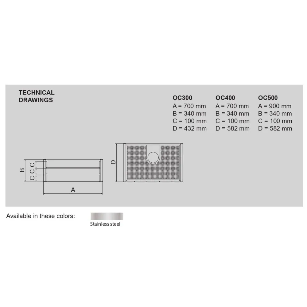 Accessoire pour grill à charbon KOPA CO-OC400