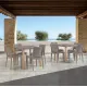 Table de terrasse BHS-HoReCa 3G-TableDivaWood