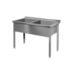 Table de travail avec bac BHS-HoReCa 611606