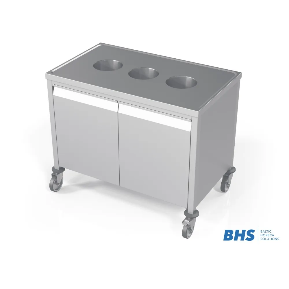 Chariot de tri des déchets sur mesure BHS-HoReCa NN37
