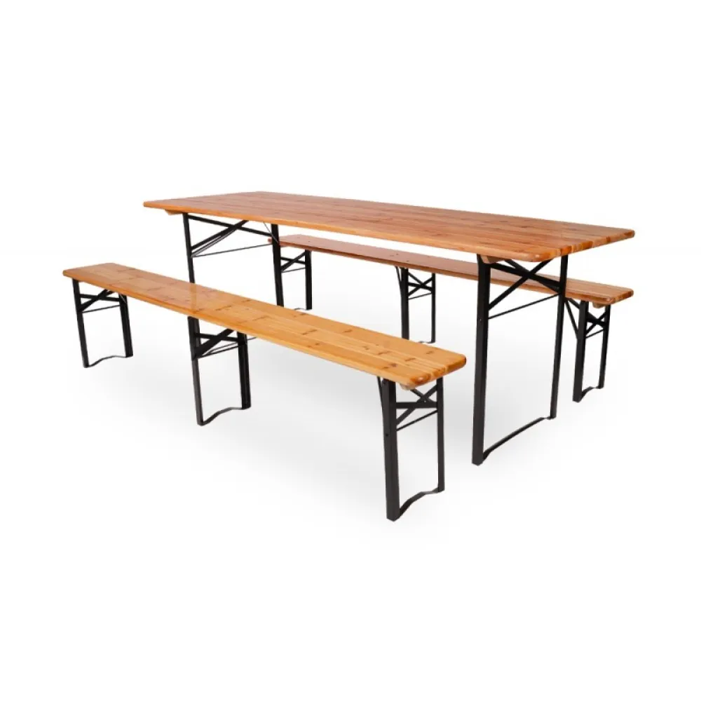 Table, chaise ou banc pliant BHS-HoReCa ZP/WOODY.1850/ZC/STM (ECONOMIC)
