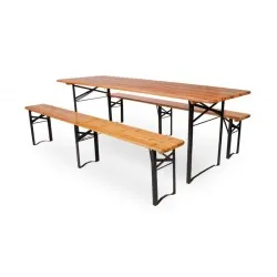 Table, chaise ou banc pliant BHS-HoReCa ZP/WOODY.1850/ZC/STM (ECONOMIC)
