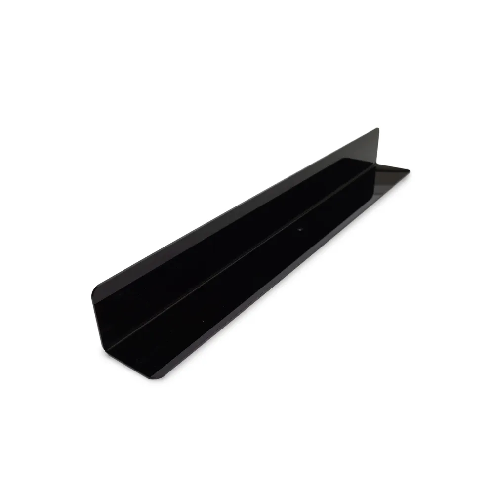Séparateur en L en polyméthacrylate de méthyle (plexiglas) 6565 – 580x65x65mm, noir