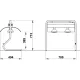 Lampe pour zone de service ROCAM 03600AL2REDIN