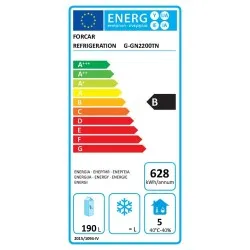 Table réfrigérée sans tiroirs Forcold M-GN2100TN-FC