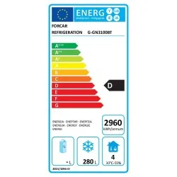 Congélateur de comptoir Forcold M-GN3100BT-FC