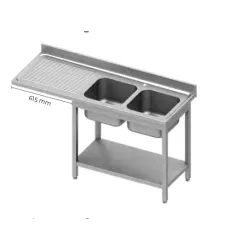 Table de pré-lavage avec bac GREDIL 954917160
