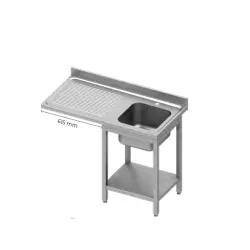 Table de pré-lavage avec bac GREDIL 954897120