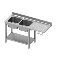 Table de pré-lavage avec bac GREDIL 954927160