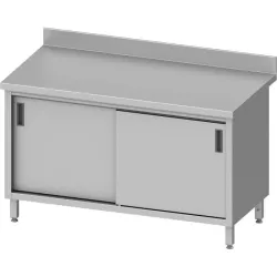 Table facile à monter avec portes, profondeur 600 mm GREDIL 950186100S